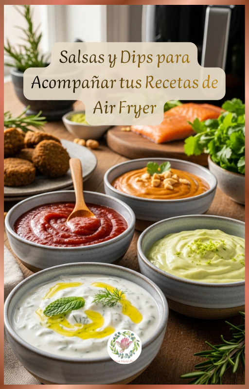 Bono Salsas y Dips para Acompañar tus Recetas de Air Fryer