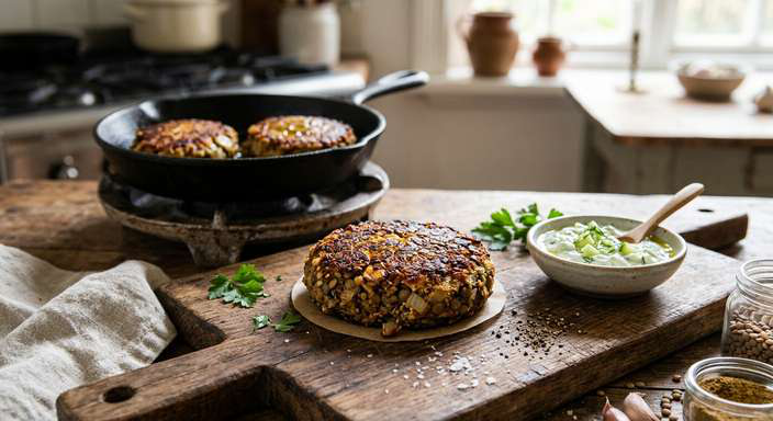Hamburguesas de Lentejas y Quinoa