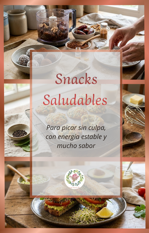Portada del ebook Snacks Saludables
