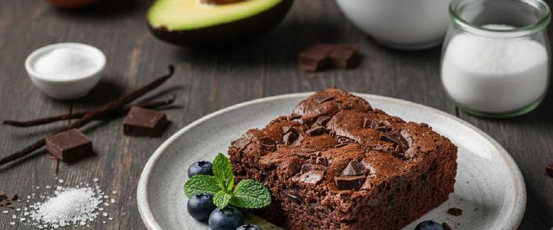Brownie de aguacate y chocolate
