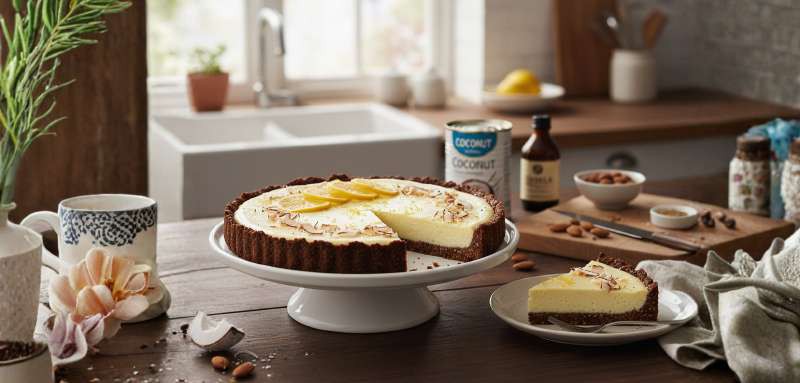 Tarta de queso y limón